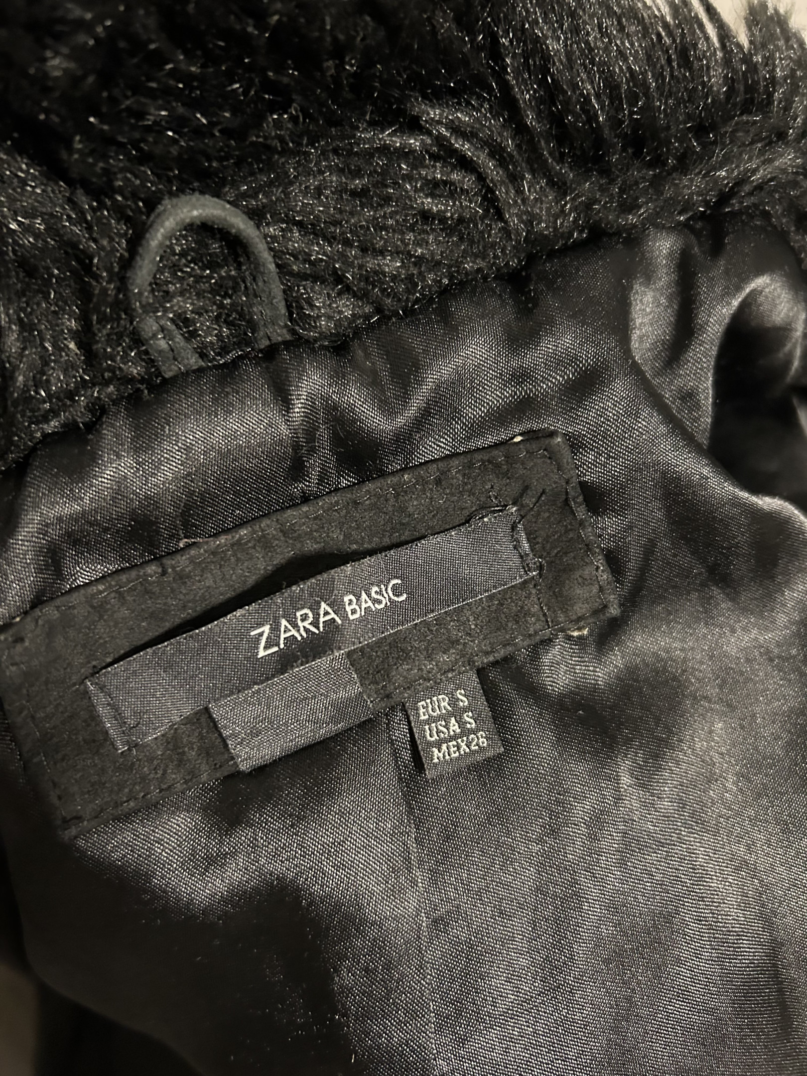 Veste a poils zara new arrivals