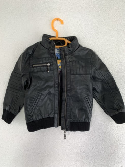 Boy's jacket in imitation leather size 104