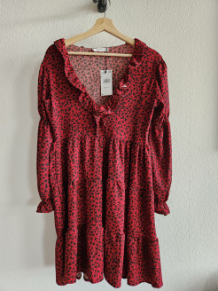 Mid-length dress with long sleeves MANGO