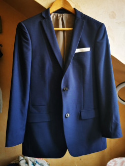 Blue suit