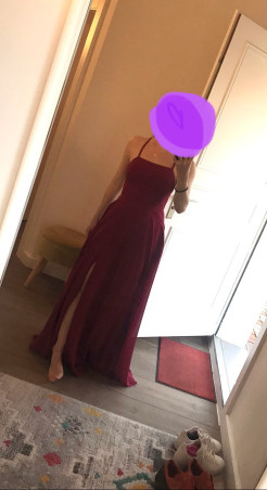 Robe longue cocktail