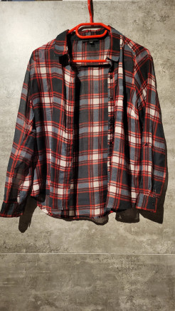 Red check shirt