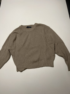 Beige wool jumper