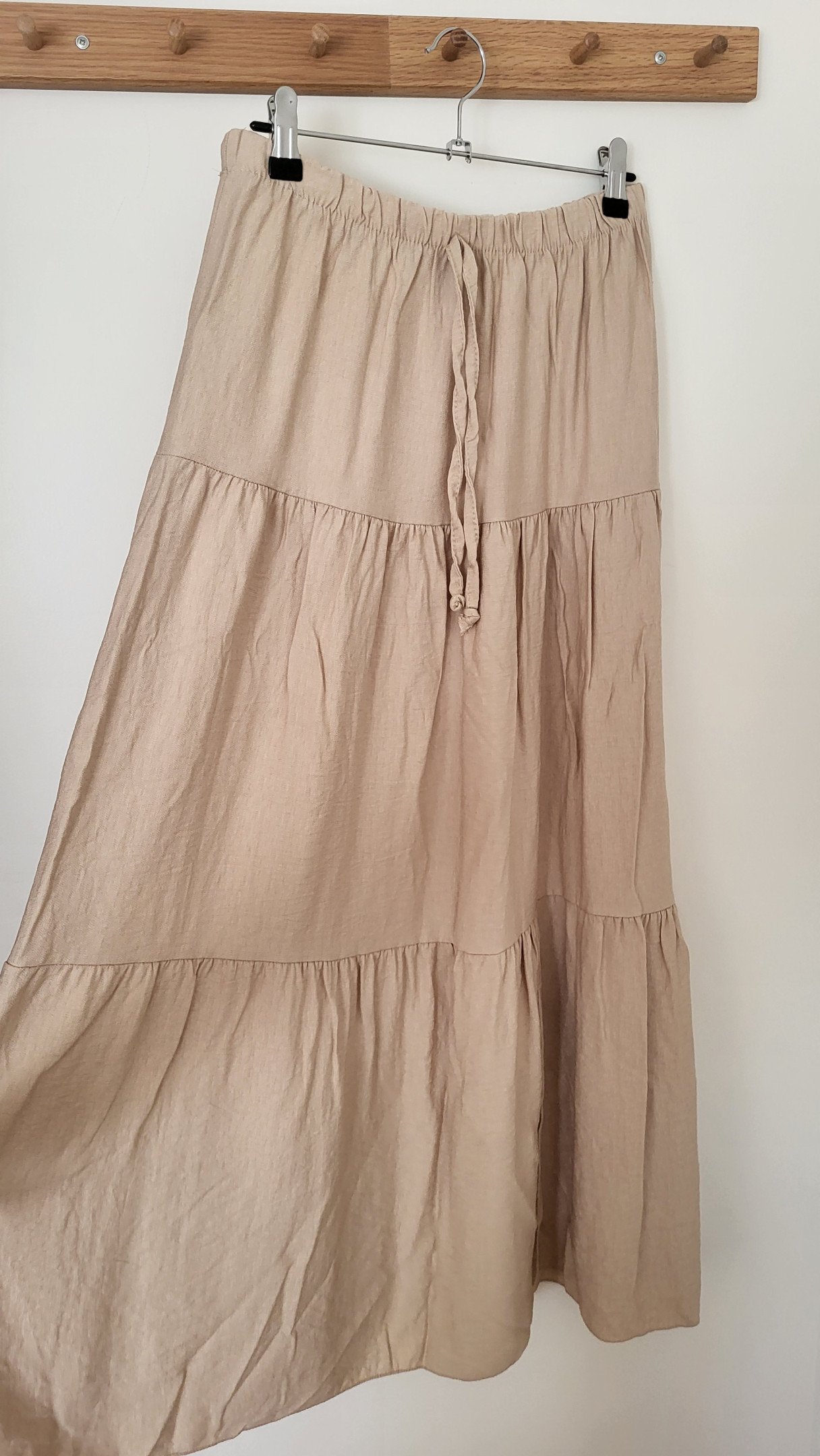 Beige Bohemian skirt