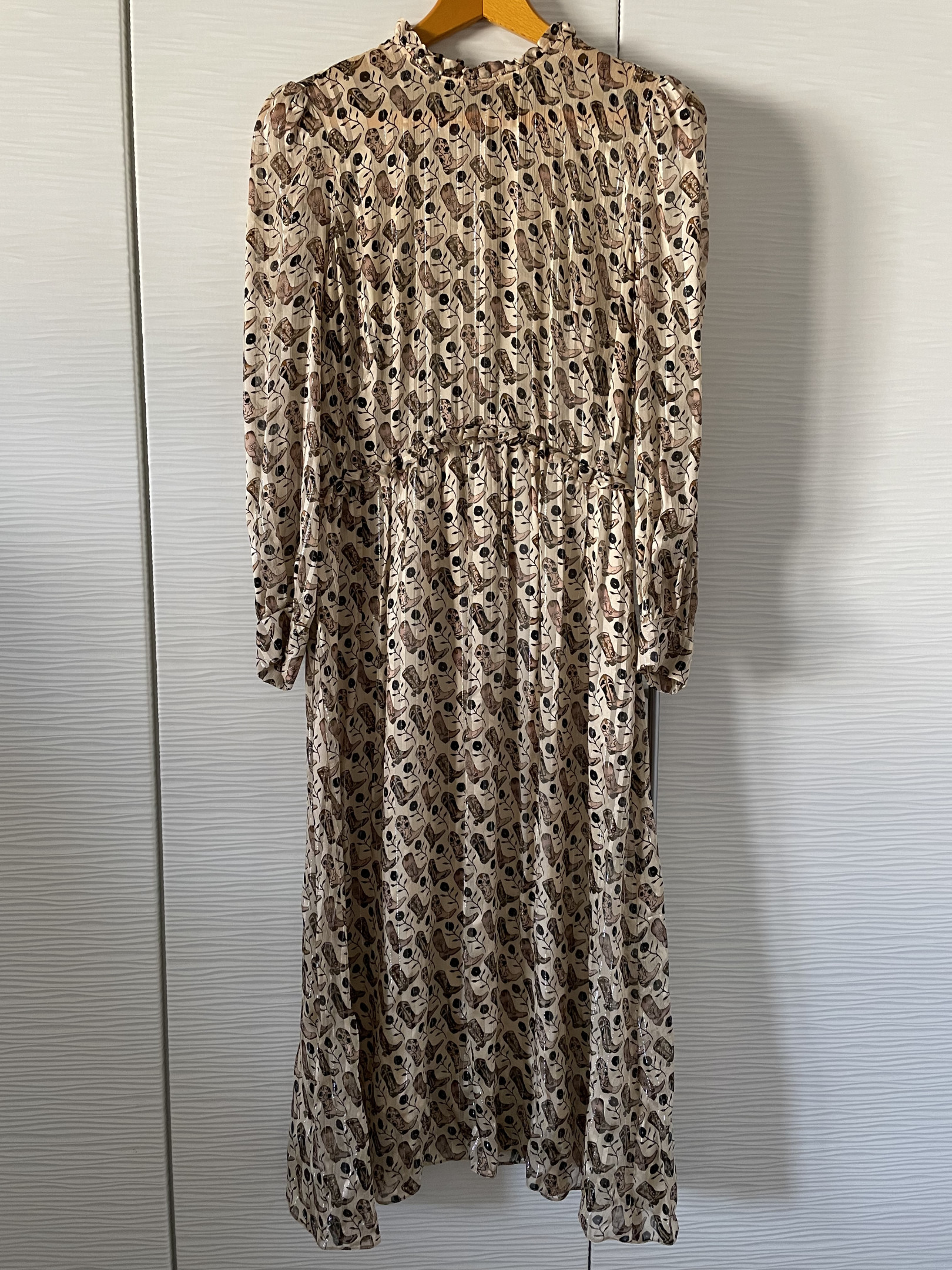 Sandro patterned long dress