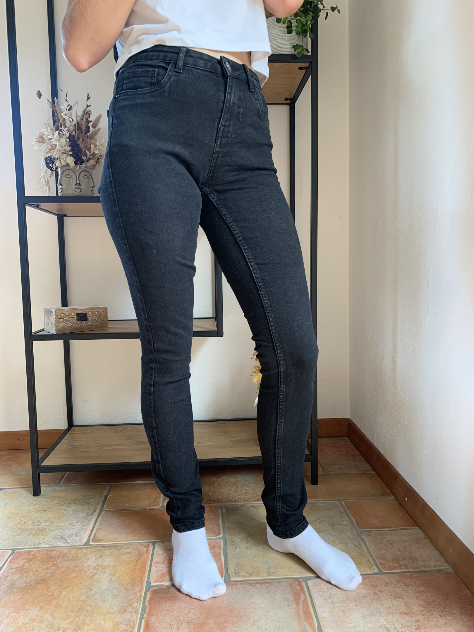 Schwarze Jeans