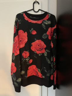 Black patterned jumper Forever21 Size M
