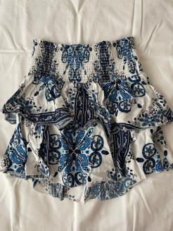 Blue summer skirt