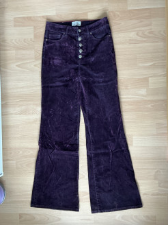 Tommy Hilfiger ICONS purple velvet jeans