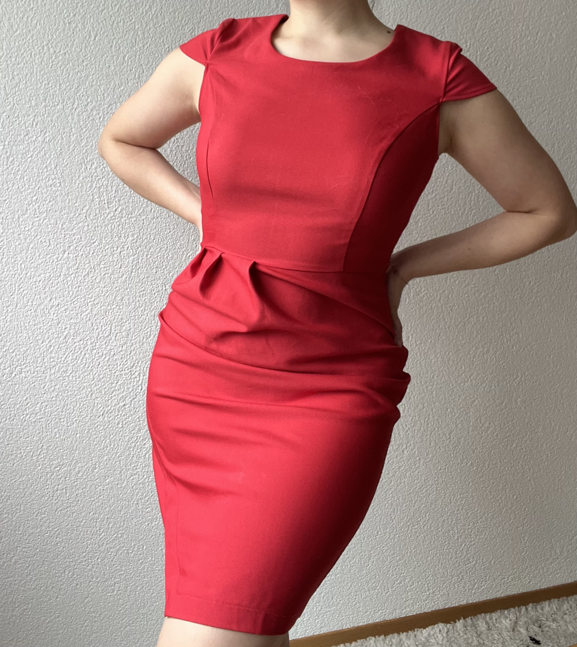 Elegant red dress