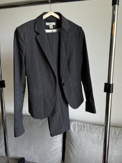Charcoal Grey Suit - Size 36 - H&M