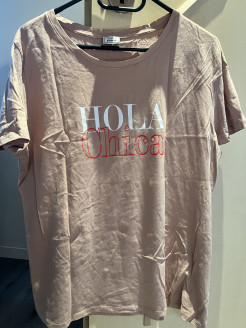 Holà Chica old pink T-shirt - size L