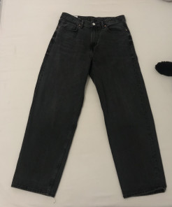 H&m black jeans large 33/32