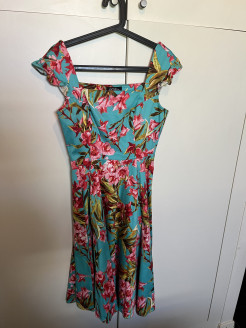 Vintage floral dress