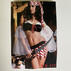 Sexy Piratenfrau-Kostüm