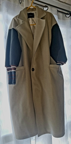 Trendy oversized coat