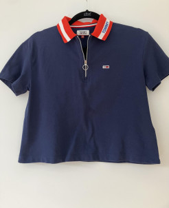 Polo shirt with zip