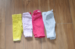 Set of 4 girls' trousers size 6 months