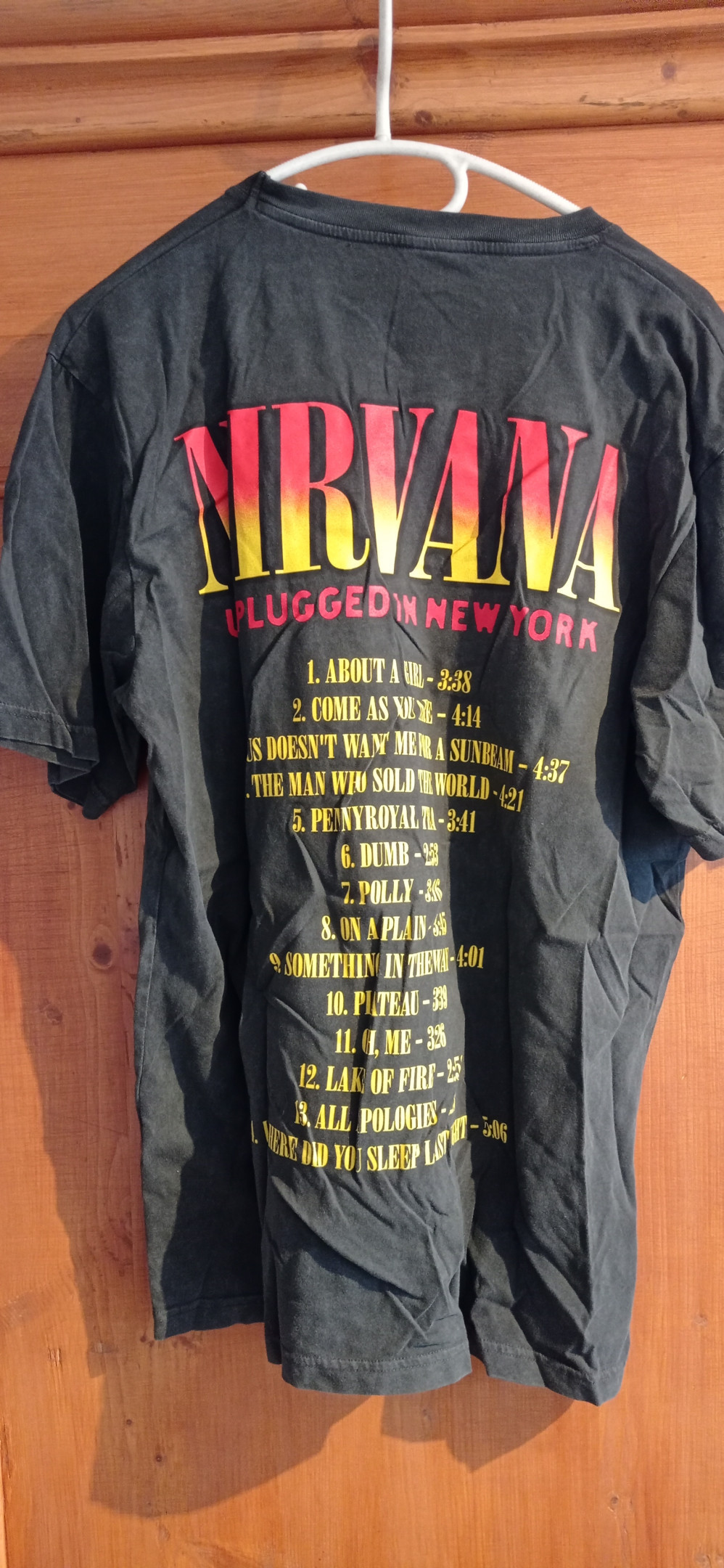 Nirvana concert cheap t shirt