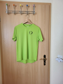 T-shirt sportif vert fluo