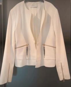 Veste blazer couleur creme