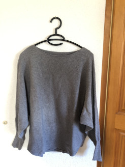 Pull longues manches gris