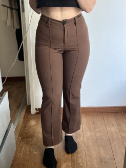 Pantalon classique brun