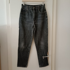 Schwarze Jeans, Größe 42