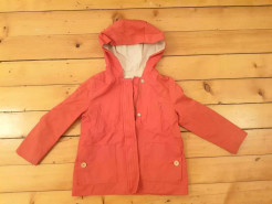 Pretty coral autumn jacket 6 years (122) but size small