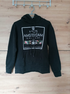Schwarzes Sweatshirt Amsterdam