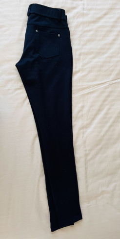 Navy blue legging trousers