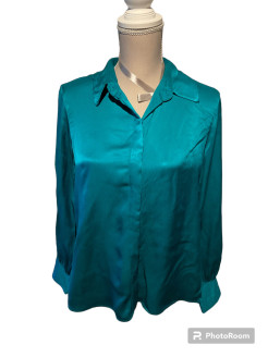 Turquoise blue blouse