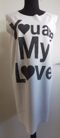 Robe/t-shirt courte you are my love