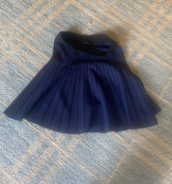 Navy blue and black skirt