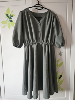 Khaki summer dress