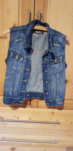 Weste aus Vintage-Jeans