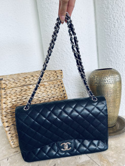 Chanel classic black handbag