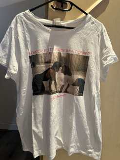 T-shirt blanc Dirty Dancing - taille XL