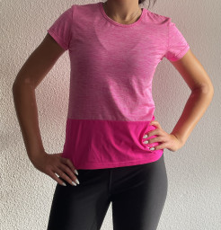 T-shirt de sport rose