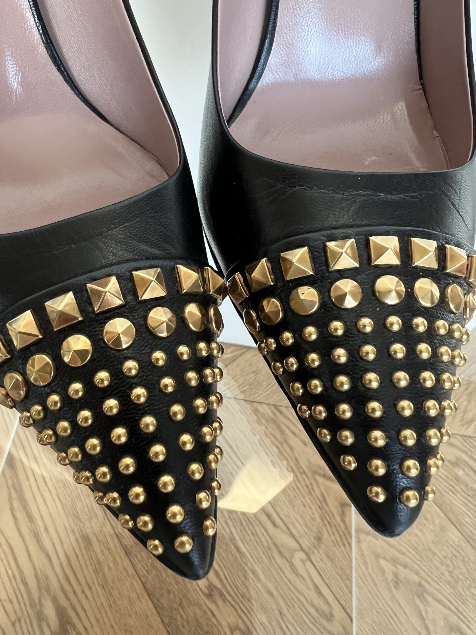 Gucci 2025 studded heels