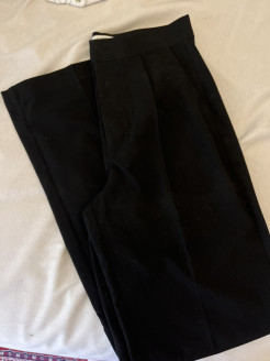 Wide-leg suit trousers