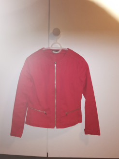 Maison123 Raspberry Jacket with silver details