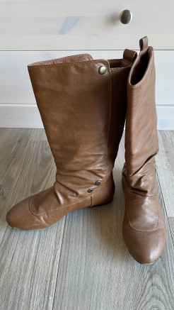 Bottes camel, taille 37