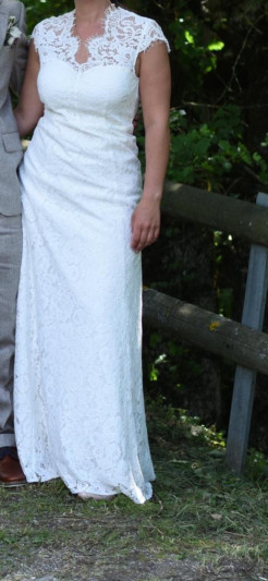 Long wedding dress