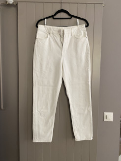 Jeans blancs 7/8