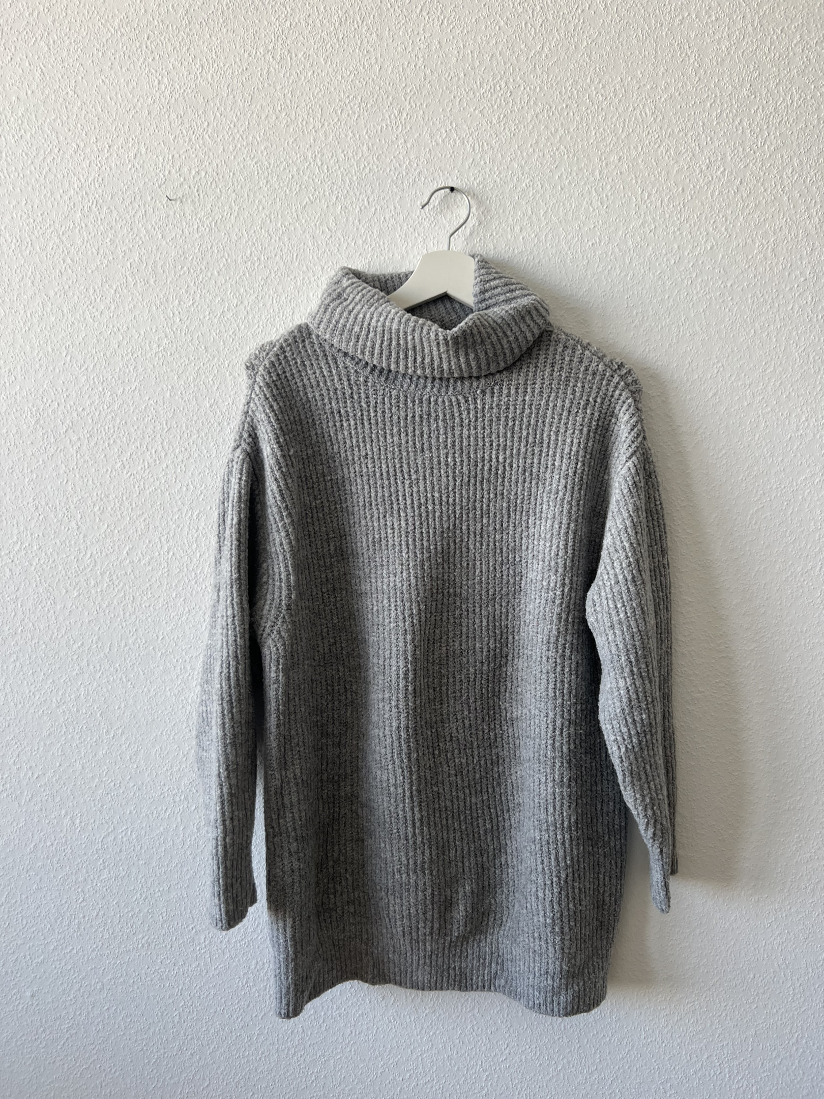 Grey wool jumper