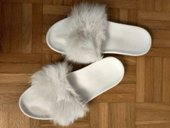 UGG white slippers