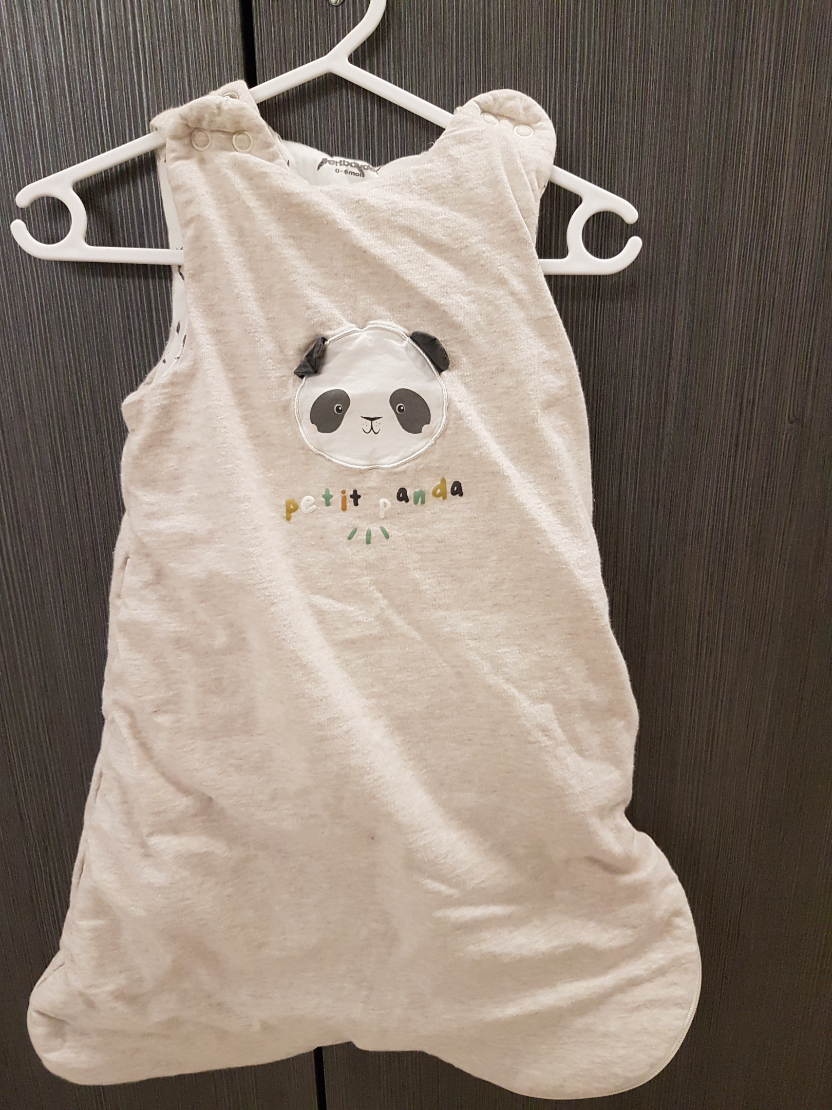 Schlafsack "kleiner Panda" ideal für den Winter TOG 2