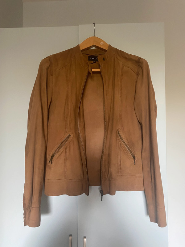 Veste blouson daim Caroll