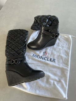 Leather boots - Moncler - Size 39.5